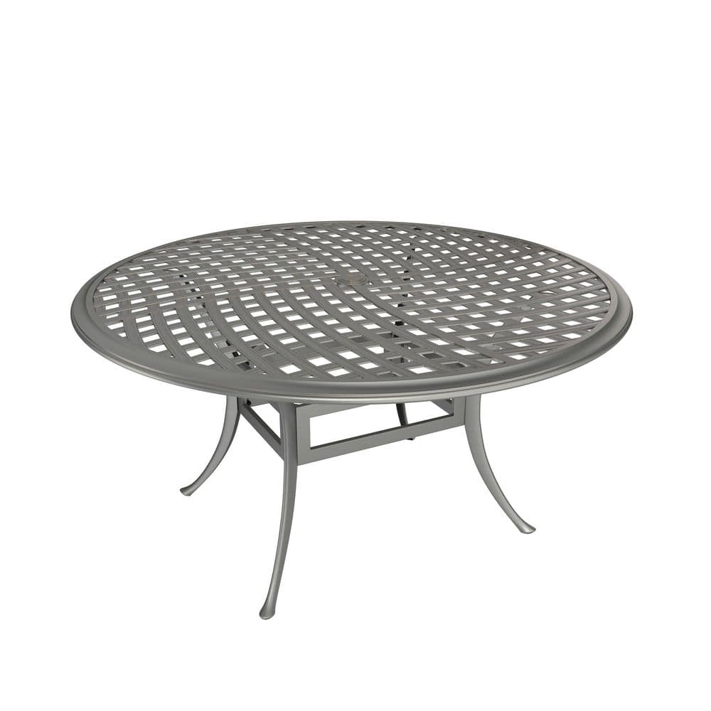 53-Inch Modern Design Round Cast Aluminum Outdoor Table for 4-6 People price history on PriceWatchPro