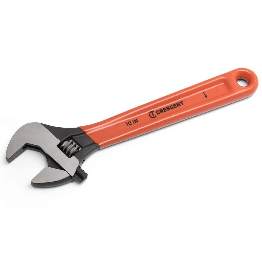 Crescent 10 in. Black Oxide Cushion Grip Adjustable Wrench AT210CVS - The  Home Depot