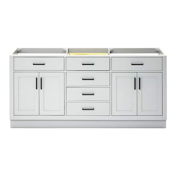 Hepburn 72 in. W x 21.5 in. D x 34.5 in. H Bath Vanity Cabinet without Top in Grey