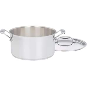 Chef's Classic 6 qt. Stainless Steel Sauce Pot with Lid