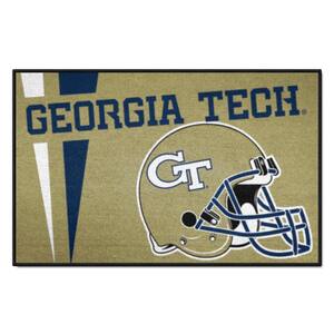 NCAA Georgia Tech Gold 2 ft. x 3 ft. Area Rug
