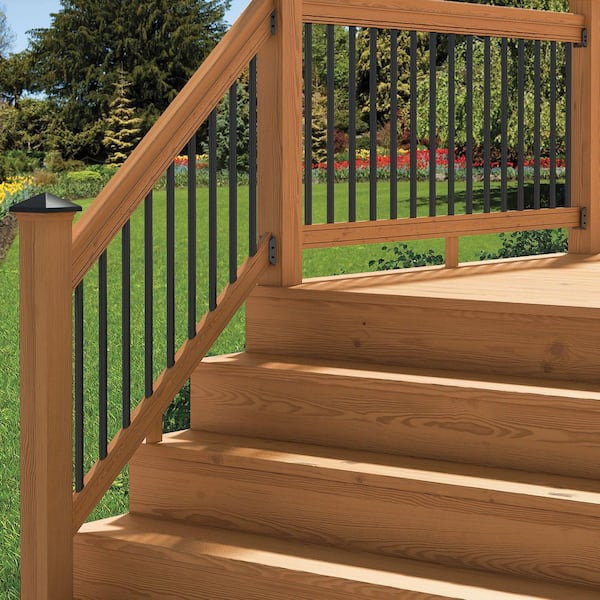 4-Step Pressure-Treated Cedar-Tone Pine Stair Stringer