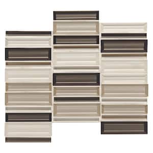 Custom Style Earth 12 in. x 12 in. Glass Mosaic Tile (8 sq. ft./Case)