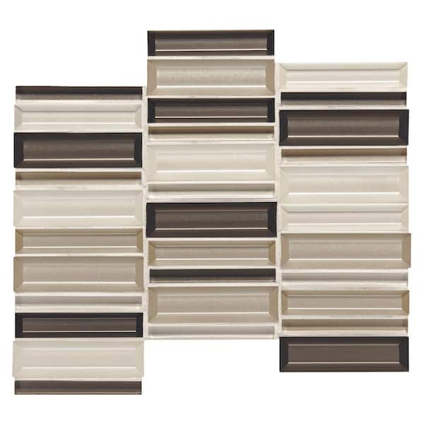 Daltile Custom Style Earth 12 in. x 12 in. Glass Mosaic Tile (8 sq. ft./Case)