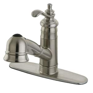 Templeton Single-Handle Pull-Out Sprayer Kitchen Faucet in Brushed Nickel