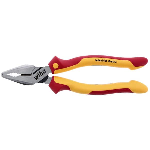 Wiha 8 in. Insulated Industrial Combination Pliers