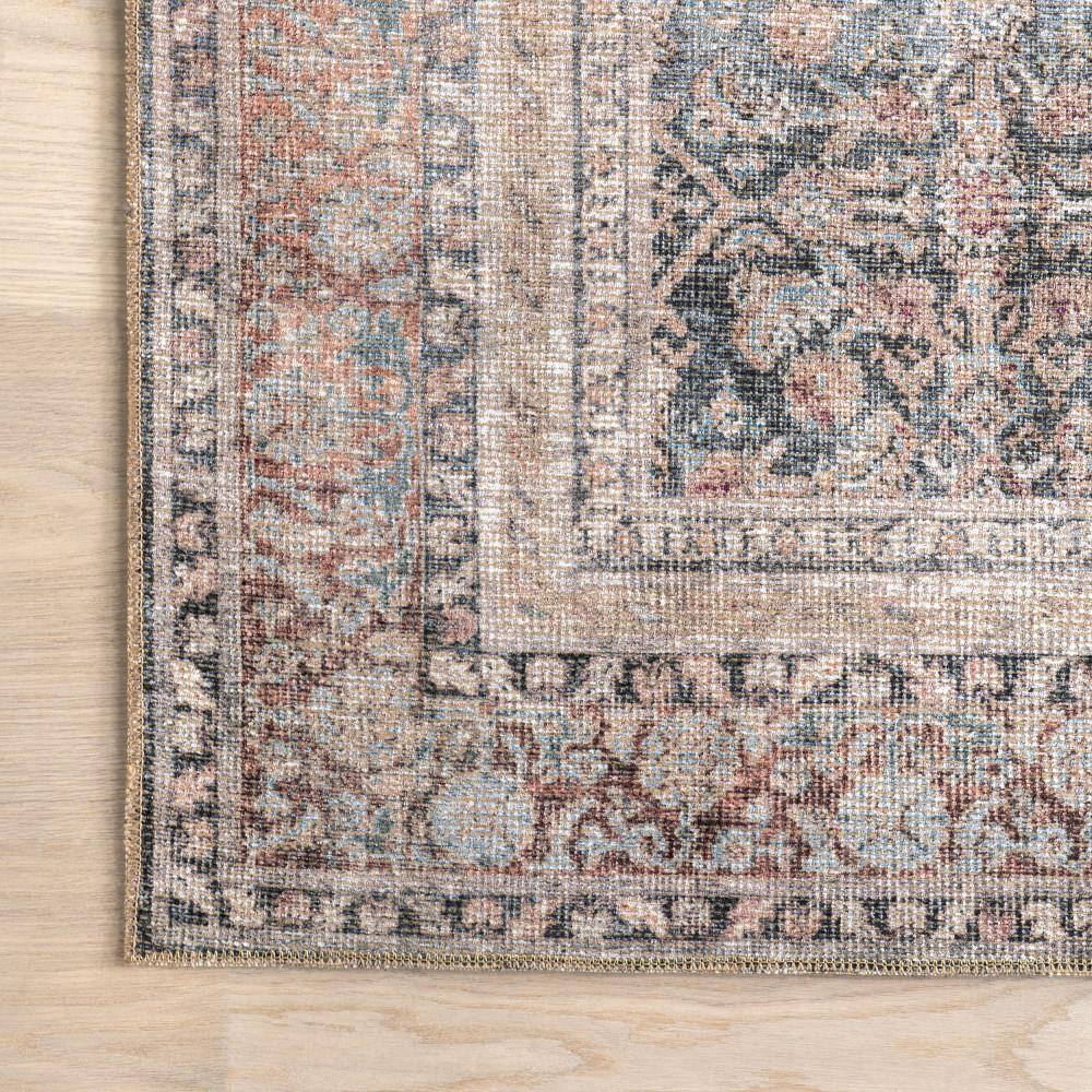 Hillstone Blue Rectangular Vintage Medallion Area Rug