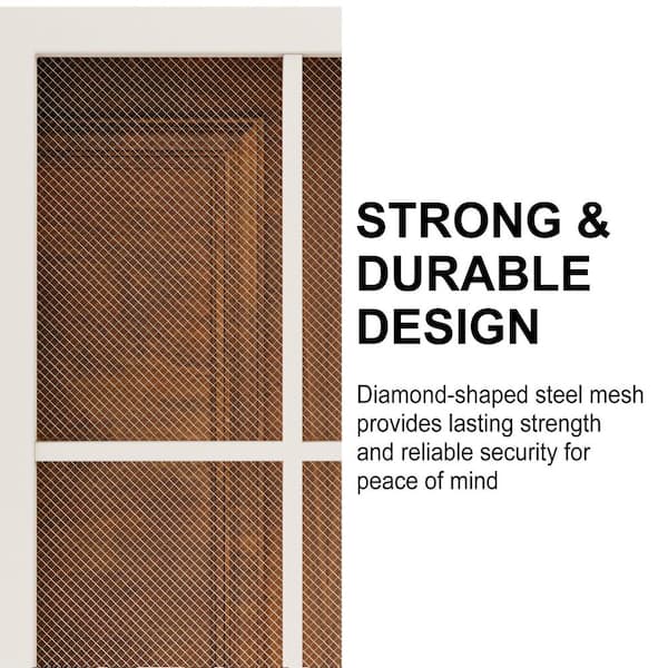 ARK DESIGN 36 in. x 80 in. Universal/Reversible Hinging 15-Grid
