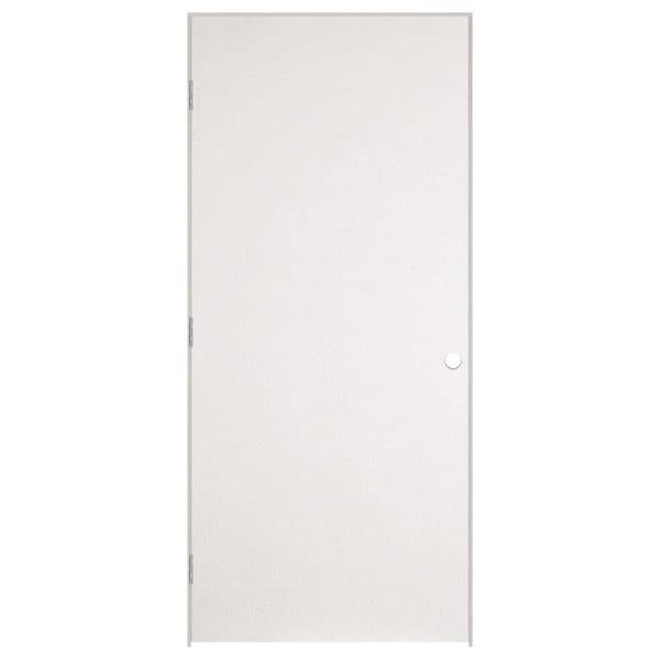Masonite 32 in. x 80 in. No Panel Right-Handed Primed Composite Hollow Core Single Prehung Interior Door 4-9/16 in. Split Jamb