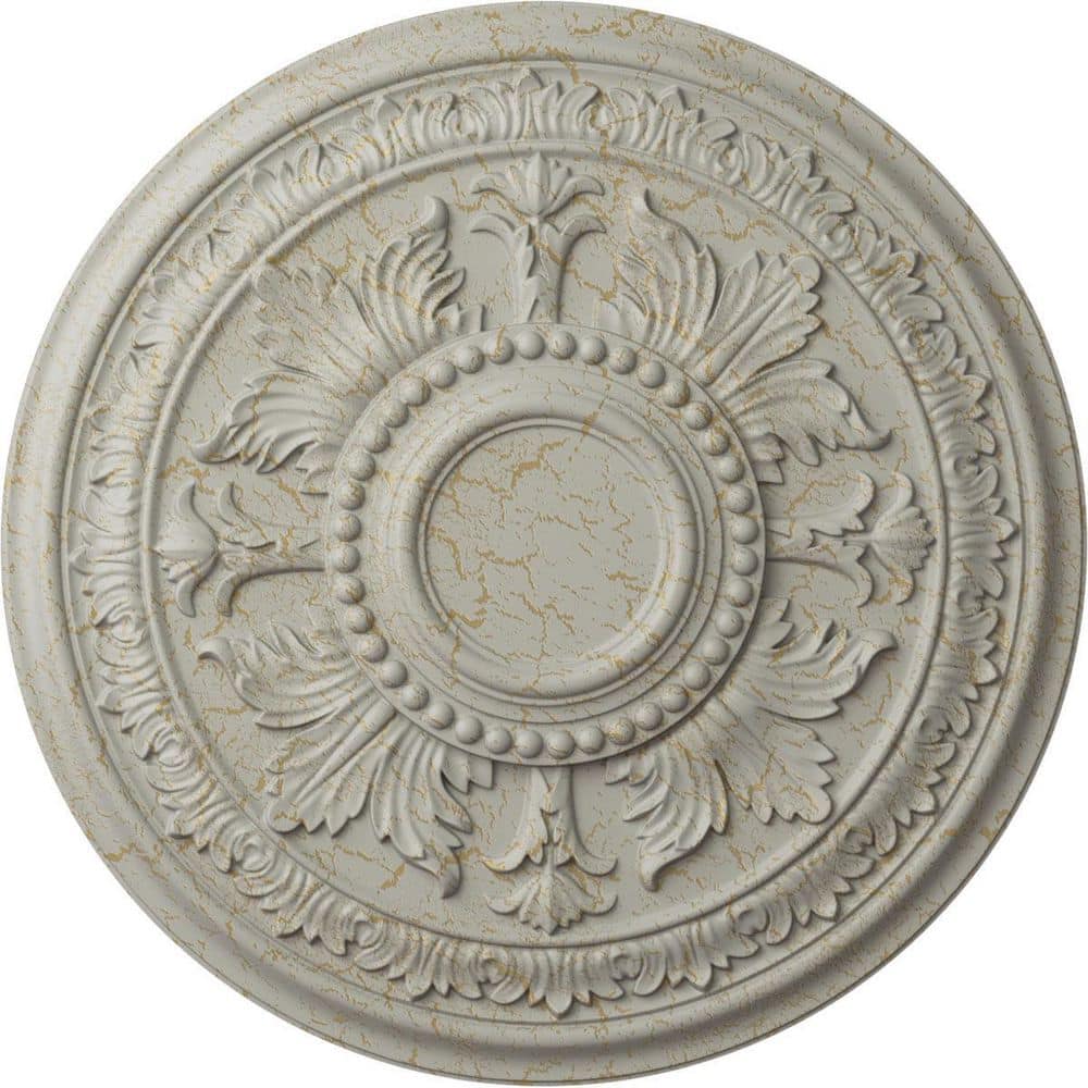 2-1/2 in. x 30-5/8 in. x 30-5/8 in. Polyurethane Tellson Ceiling Medallion, Pot of Cream Crackle price history on PriceWatchPro