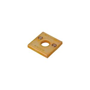 1/4 in. Gold Galvanized Square Strut Washer with Magnets (10-Packs of 5/Case - 50 Total Pieces)