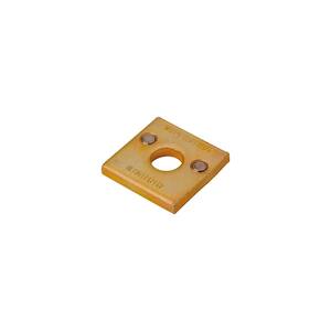 3/8 in. Square Strut Washer Gold Galvanized with Magnets (5-Pack) - Strut Fitting