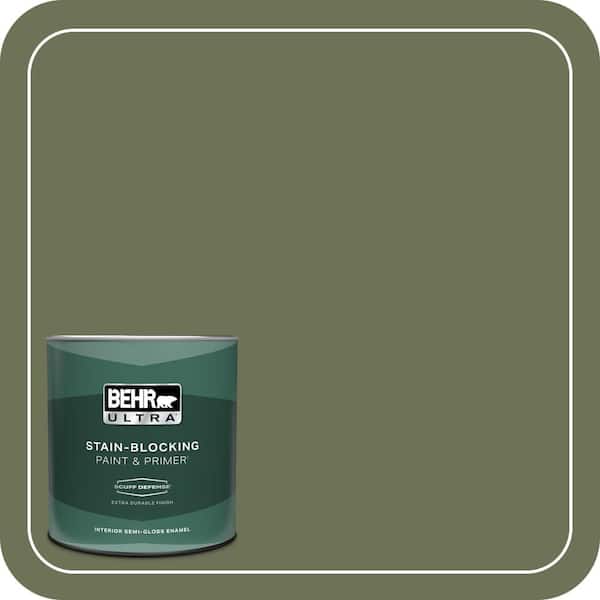 BEHR ULTRA 1 qt. #MQ6-53 Herb Cornucopia Extra Durable Semi-Gloss Enamel Interior Paint & Primer