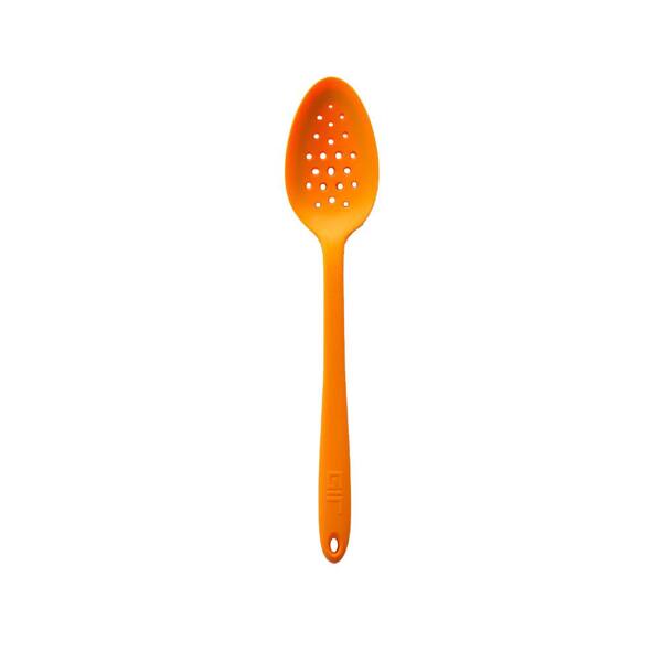 GIR Ultimate Perforated Silicone Orange Spoon