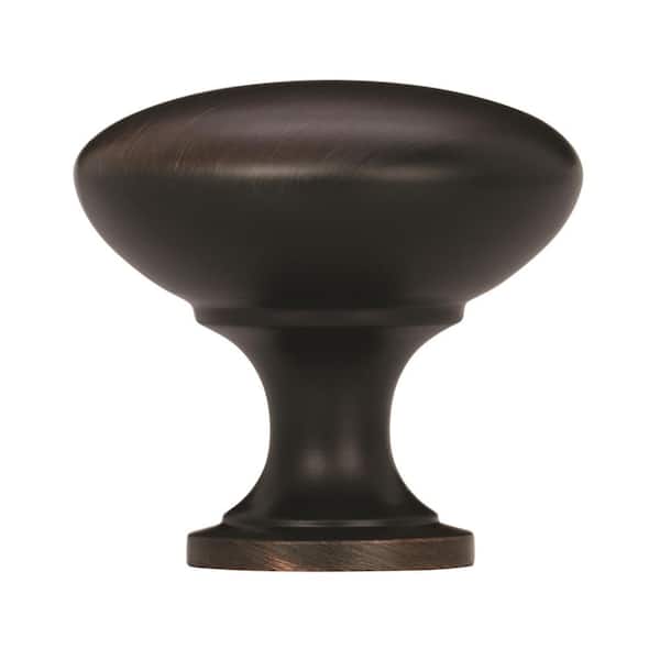 10-Pack Edona 1 1/4 in.  32mm  Traditional Oil Rubbed Bronze Round Cabinet Knobs