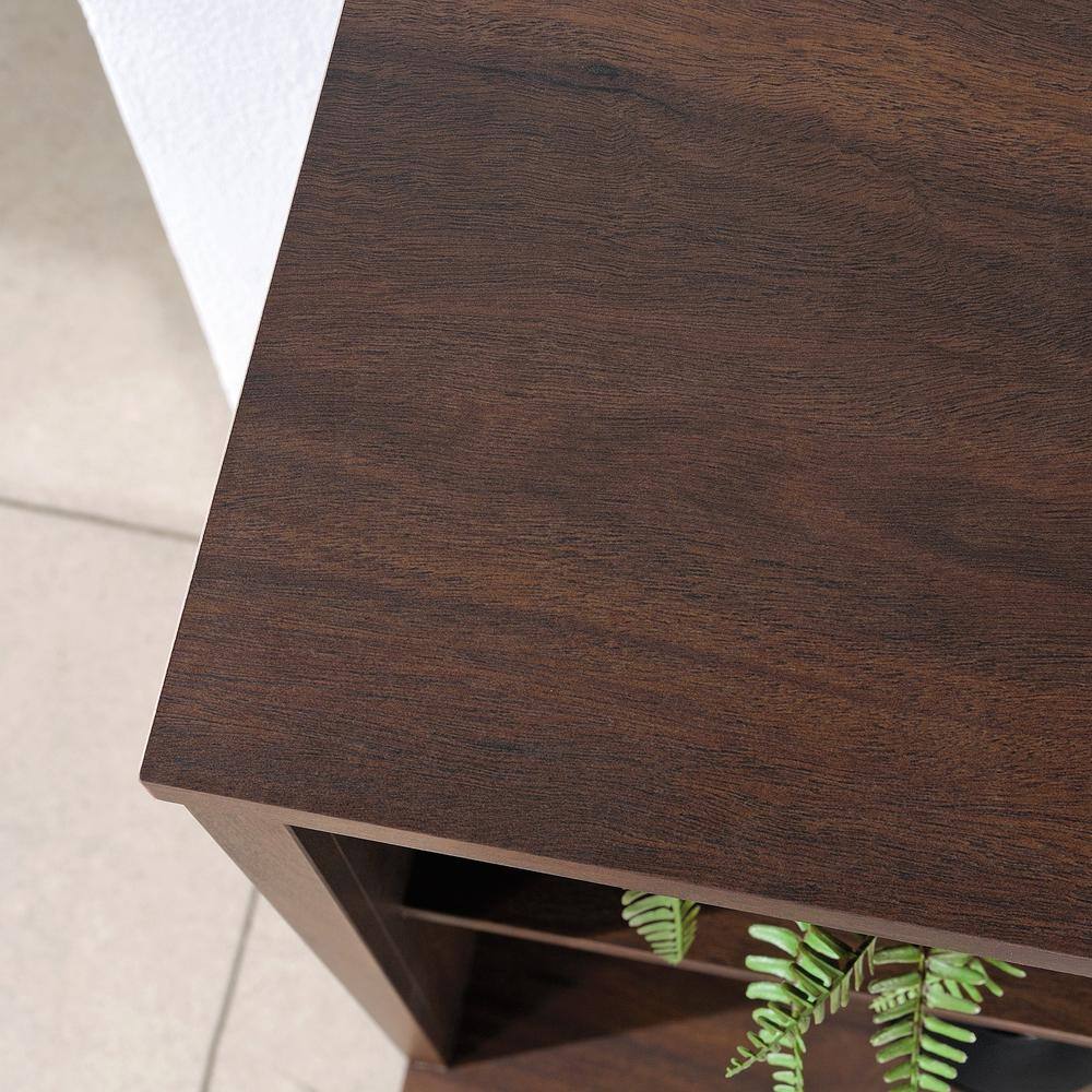 Palo Alto Spiced Mahogany 72" Engineered Wood Desk Hutch