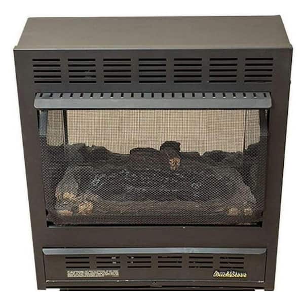 Wall Mounted 25,000 BTU Vent Free Gas Stove with Blower for Natural Gas