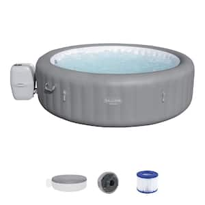 Bestway 8-Person 190-Jet Inflatable Hot Tub with Cover, Pump, and 2 ...