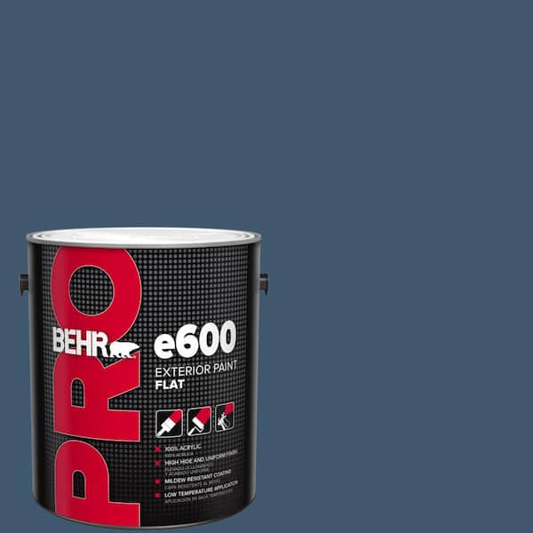 BEHR PRO 1 gal. #ECC-16-3 Inlet Harbor Flat Exterior Paint