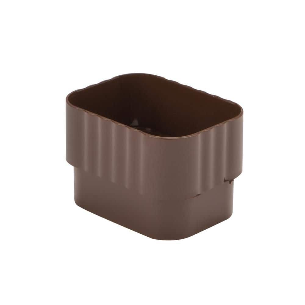 2 in. x 3 in. Brown Vinyl Downspout Connector price history on PriceWatchPro