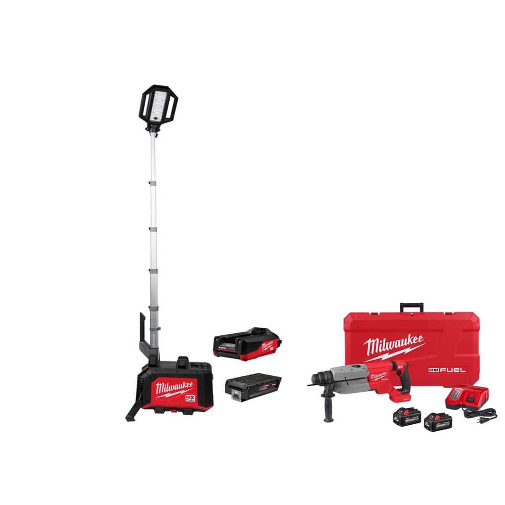 MX FUEL ROCKET Dual Power Compact Tower Light Kit with (1) XC406 Battery Pack, MX Charger, & Rotary Hammer Kit price history on PriceWatchPro