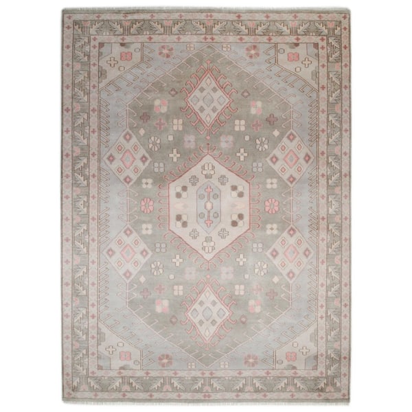 Utica Contemporary Gray 9 ft. x 12 ft. Area Rug