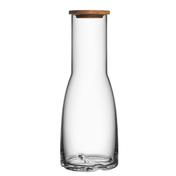 Kosta Boda Bruk 44.6 oz. Clear Carafe with Oak Lid