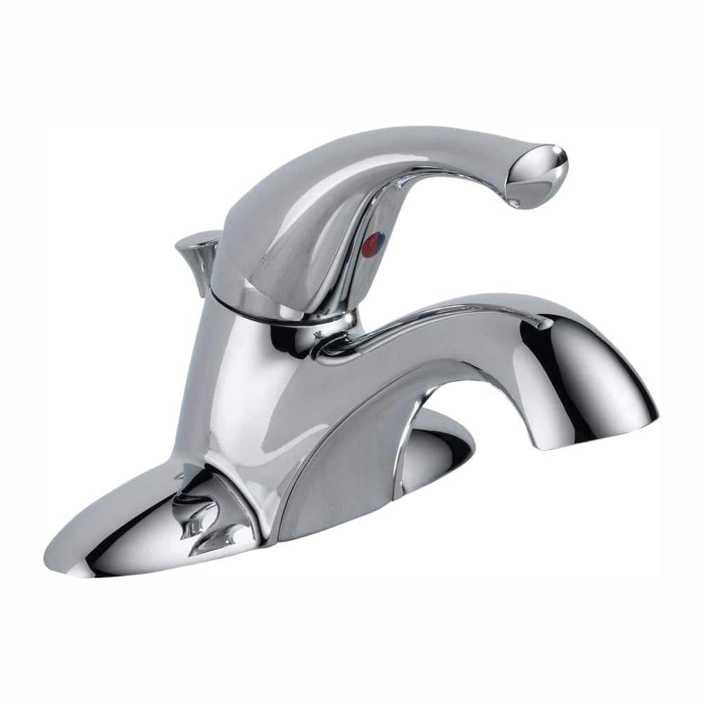 Delta Classic 4 in. Centerset Single-Handle Bathroom Faucet in Chrome  521-ECO-DST-A