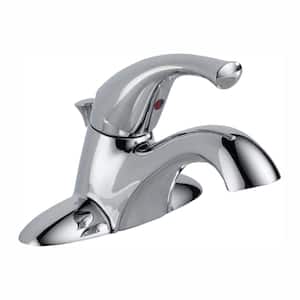 Classic 4 in. Centerset Single-Handle Bathroom Faucet in Chrome