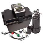 PumpSpy 1/2 HP Submersible 12-Volt DC WiFi Connected Battery Backup ...