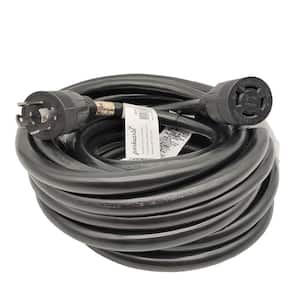 AC WORKS 50ft NEMA L14-20 Cord 50-ft 12/4-Prong Indoor/Outdoor Soow Heavy  Duty Locking Extension Cord in the Extension Cords department at