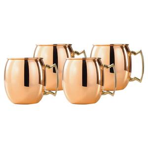 16 oz. Solid Copper Moscow Mule Mug (Set of 4)
