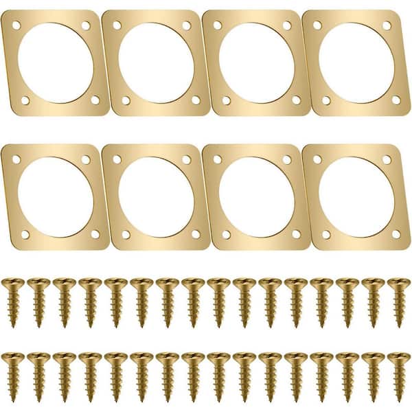 OGETFUUR Metal Bird House Guard with Copper Portal, Snake Guards with 1 1/2 in. Opening for Eastern Bluebird Houses (8 Pieces)