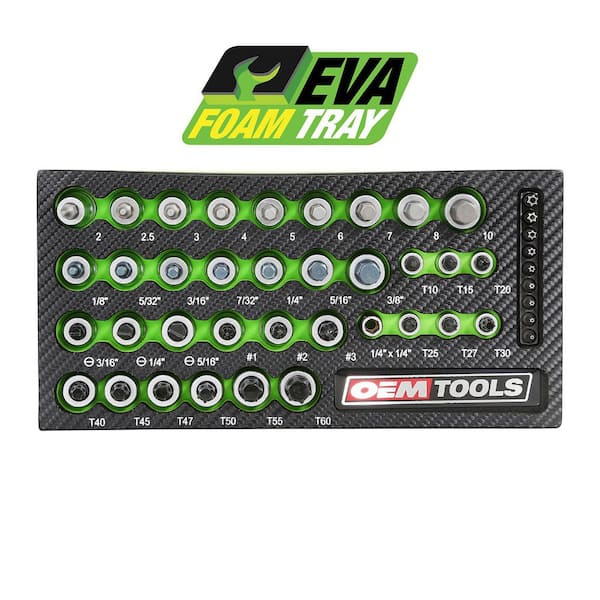 OEMTOOLS 44- Piece Multi-Drive Star and Bit Socket Set 23992 - The