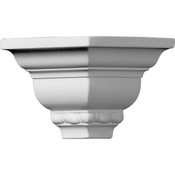 Ekena Millwork 3 in. x 3 in. x 3 in. Urethane Outside Corner Moulding (Matches Moulding MLD02X02X04CR)