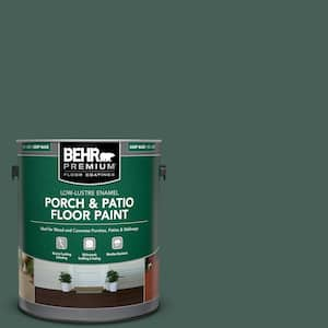 1 gal. #M440-7 Rainforest Low-Lustre Enamel Interior/Exterior Porch and Patio Floor Paint