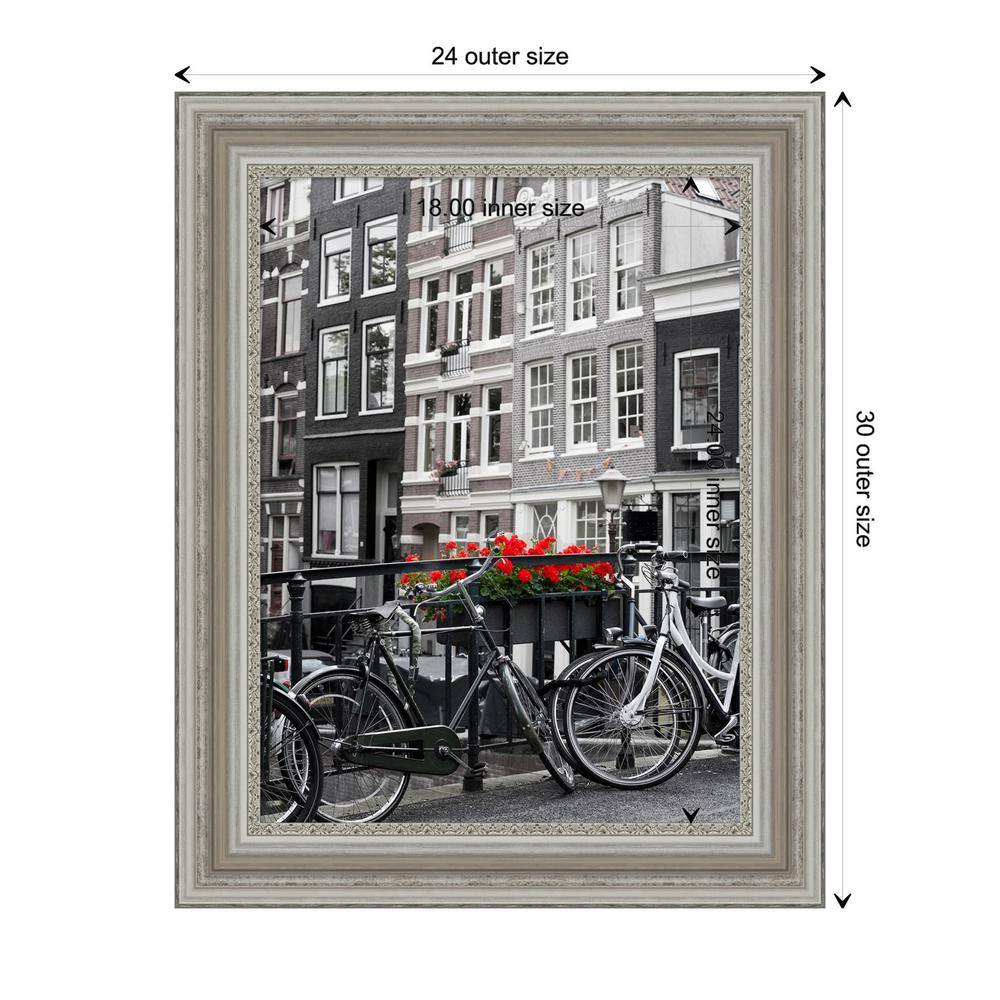 Classic Parlor Silver Ornate Wall Picture Frame