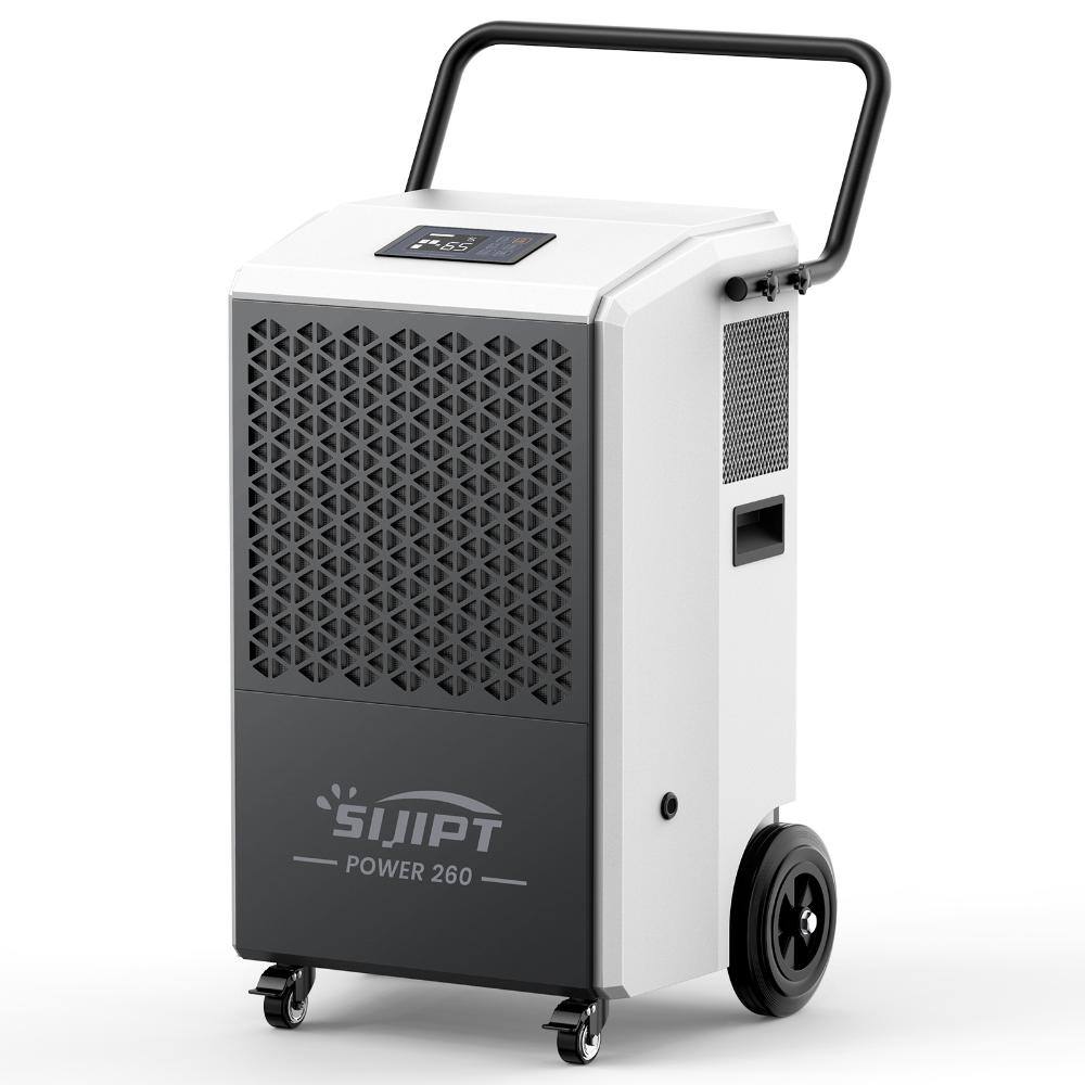 8,500 sq. ft. 260 pt. Bucketless Commercial Dehumidifier with Pump Drain Hose for Industry Water Damage in. White price history on PriceWatchPro
