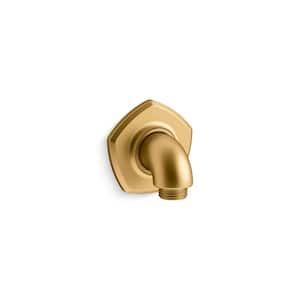 Occasion 1/2 in. Metal 90° Supply Elbow Fitting in Vibrant Brushed Moderne Brass