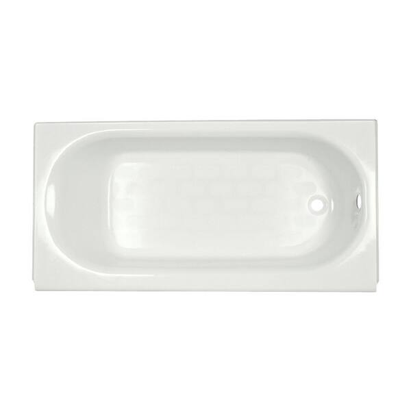 American Standard Princeton 5 ft. Right Drain Americast Bathtub with Integral Apron in White-DISCONTINUED