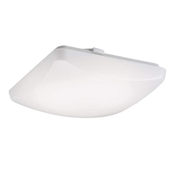 Metalux 19 in. White Selectable LED color temperature, 31.9W Round Flush Mount 2500 Lumens 5000K