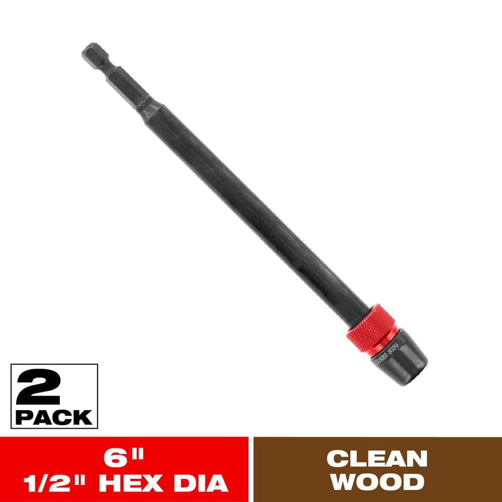 1/4 in. x 6 in. Universal Quick Release Extension (2-Pack) price history on PriceWatchPro