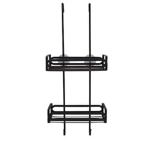 Buy Black Over Door Two Tier Shower Caddy from Next USA