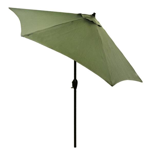 Unbranded 9 ft. Aluminum Patio Umbrella in Surplus with Tilt