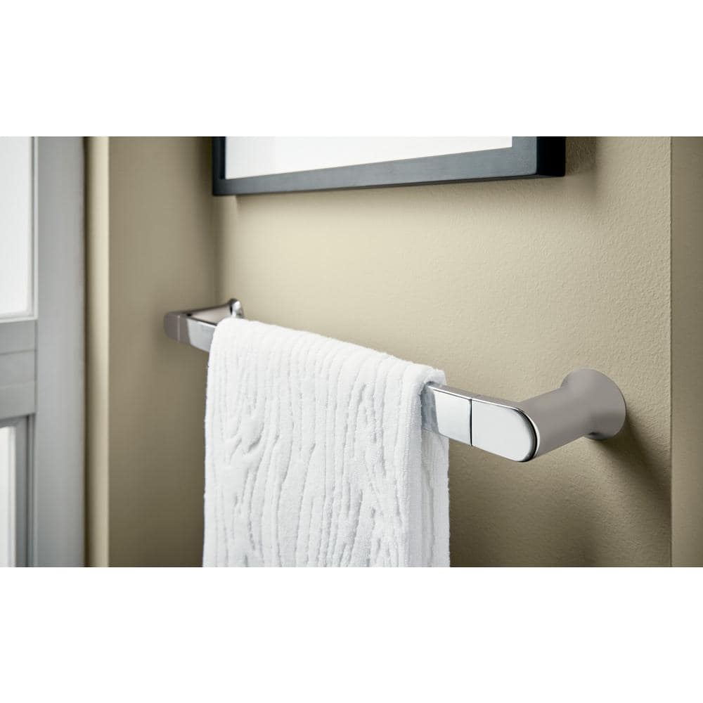 Moen Genta 24-Inch Chrome Wall Mounted Towel Bar