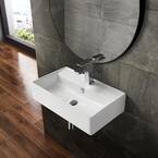 Swiss Madison Sublime Compact Ceramic Wall Hung Sink in White SM-WS317