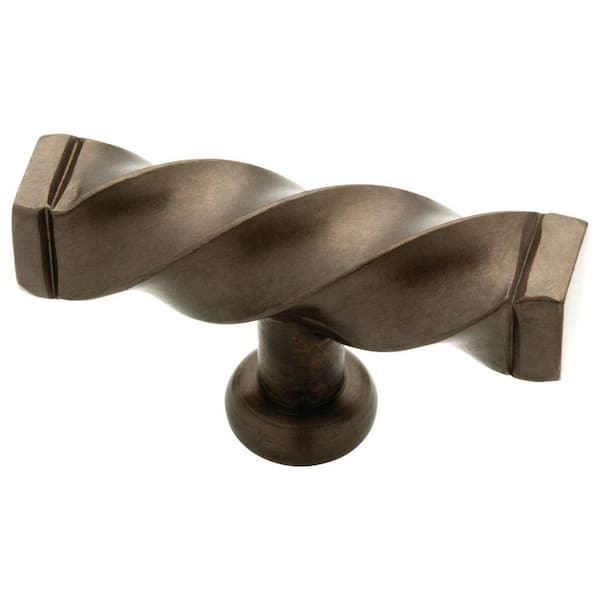 Liberty Iron Craft 2-1/2 in. Rubbed Bronze Twisted Bar Cabinet Knob