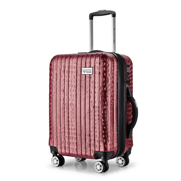 Unbranded Luggage Tech The Nile Collection 28 in. Smart Luggage - Rose