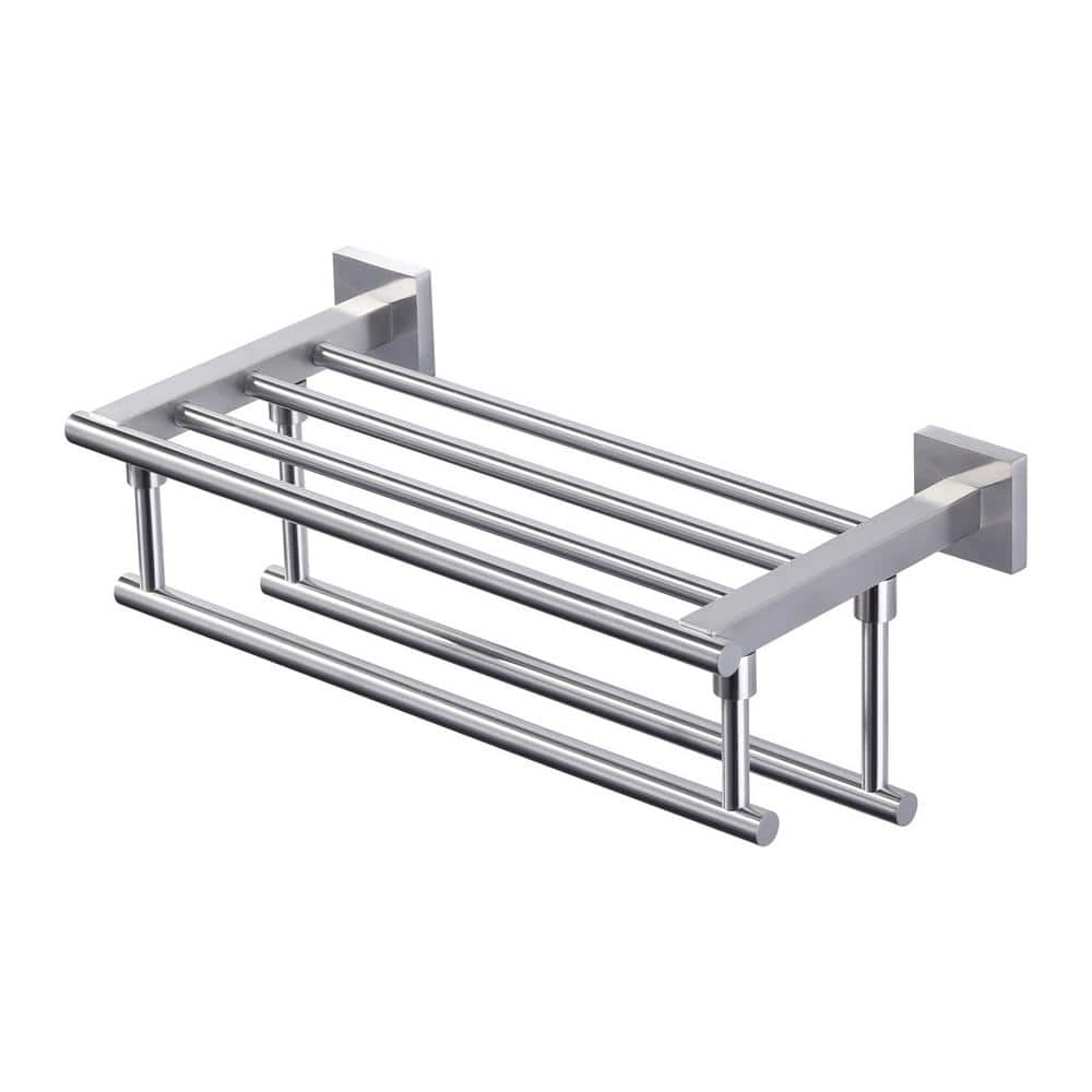 16 in Stainless Steels Wall Mounted Towel Rack in Brushed Nickel price history on PriceWatchPro
