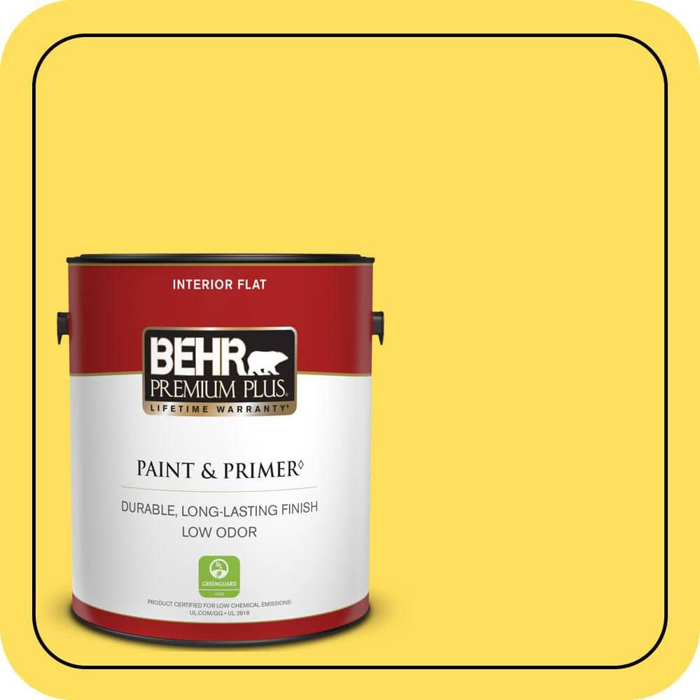 1 gal. #380B-5 Neon Light Flat Low Odor Interior Paint & Primer price history on PriceWatchPro